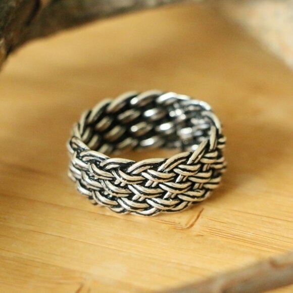 925 Sterling Silver CRAFT KNITTING MESH Men's - Picture 8 of 8